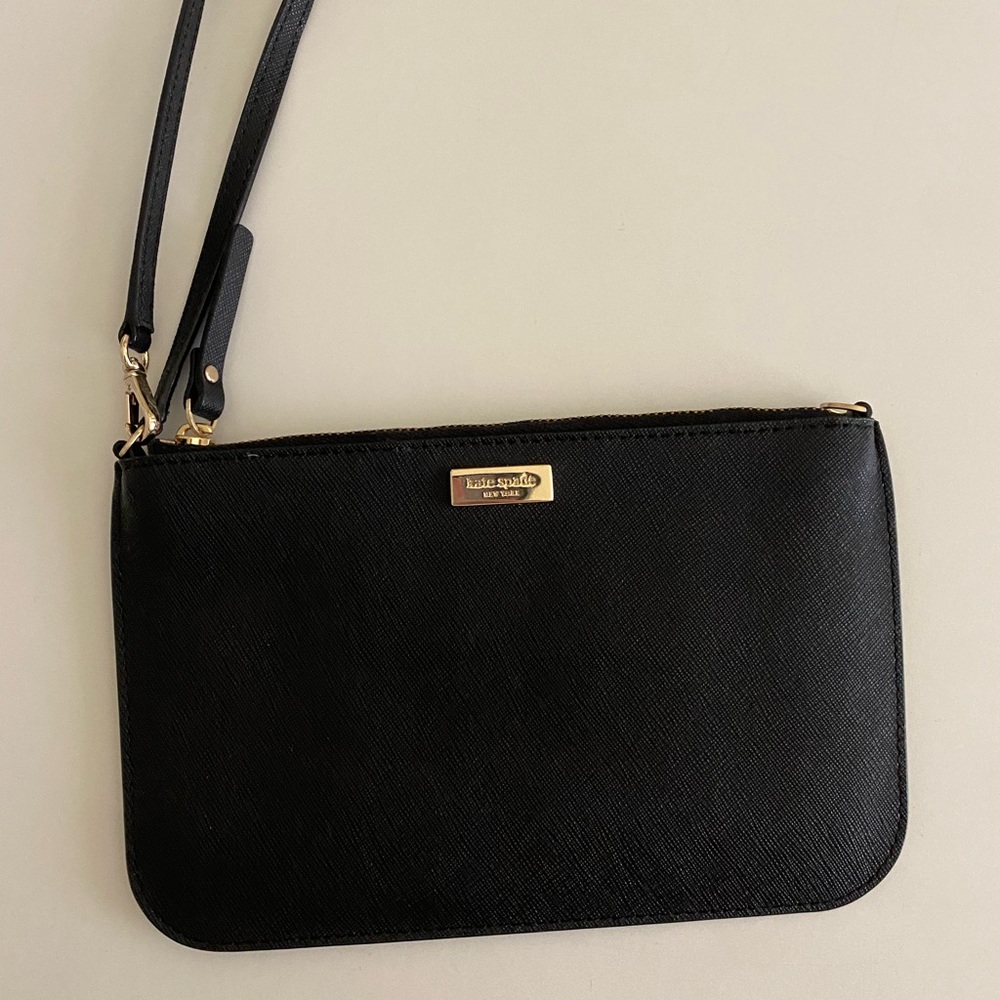 Kate Spade Black Wristlet